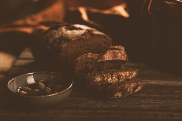 delicious natural aesthetic baked bread