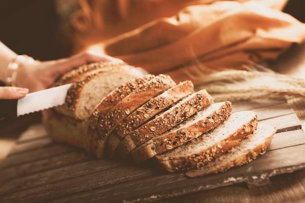 delicious natural aesthetic baked bread