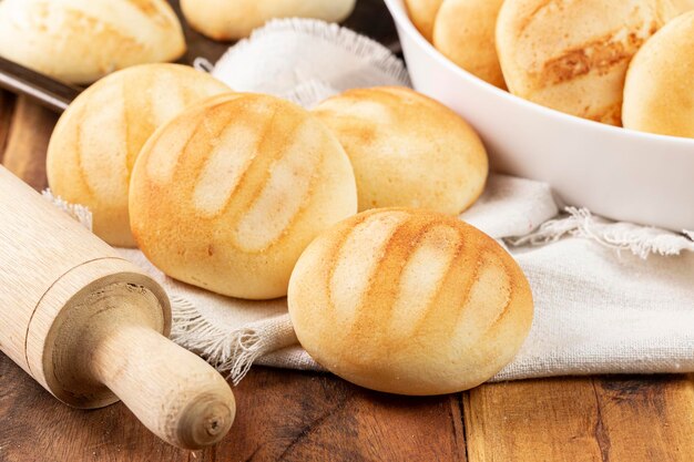 Delicious and nutritious almojabanas or pandebono a food based on cassava flour and cheese