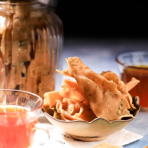 Delicious Pangsit Goreng Kerupuk Pangsit Traditional Fried Crispy Dumpling from Indonesia