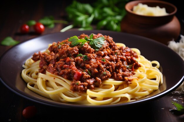 Foto un delizioso piacere di pasta