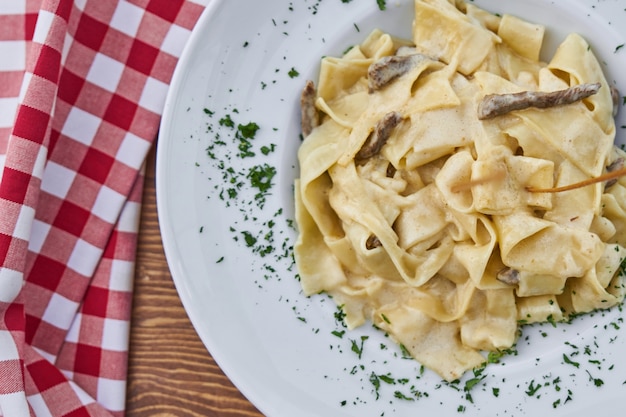 Delicious Pasta with Mushroom