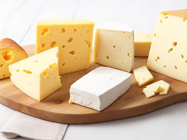 Вкусные кусочки сыра, созданные ИИ