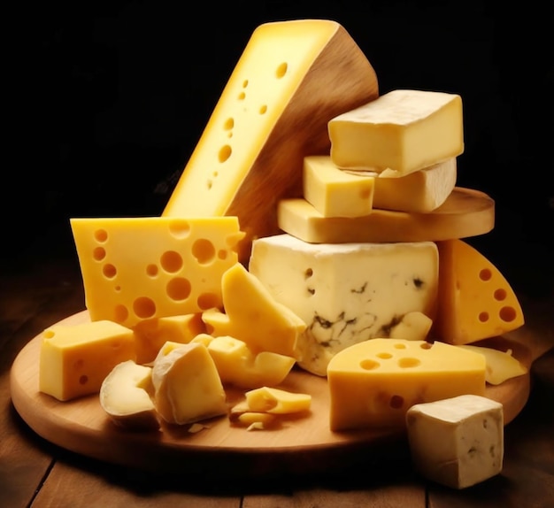 Вкусные кусочки сыра