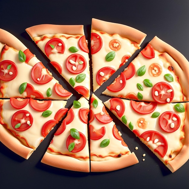 Delicious Pizza generated Ai