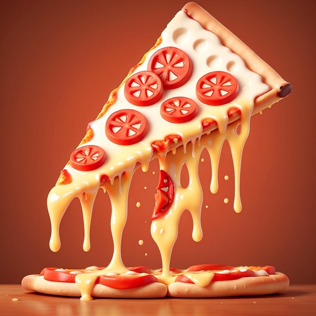 Delicious Pizza generated Ai