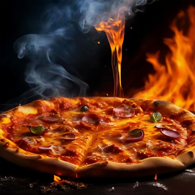 사진 맛있는 피자 고품질 이미지