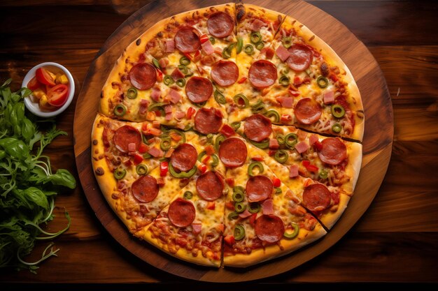 Photo delicious pizza