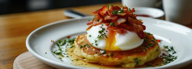 写真 木製 の テーブル に 置か れ た 美味しい 皿 の 食べ物