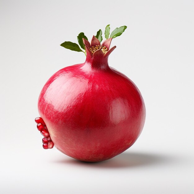 Photo delicious pomegranate fruit on isolated background