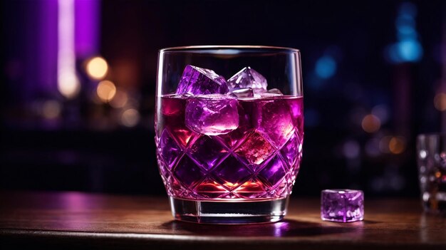 Delicious purple drink