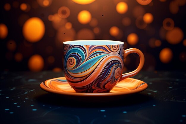 Photo delicious quality coffee cup