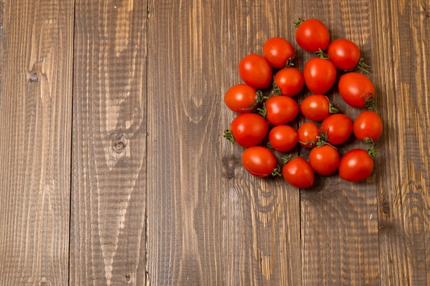 Delicious red cherry tomatoes prepared for coocking
