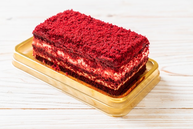 Delicious red velvet cake