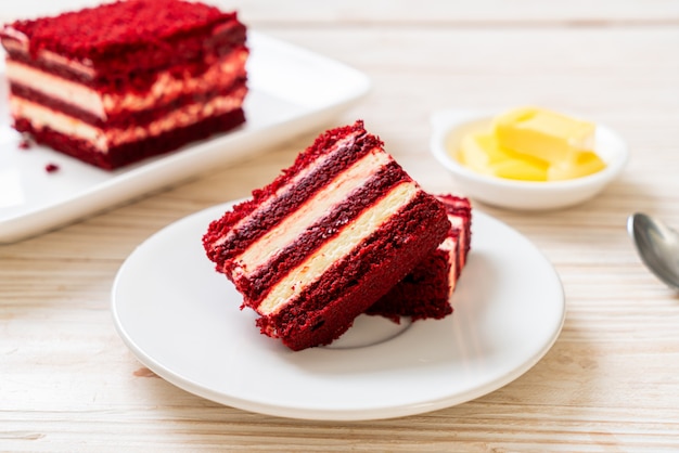 Delicious red velvet cake