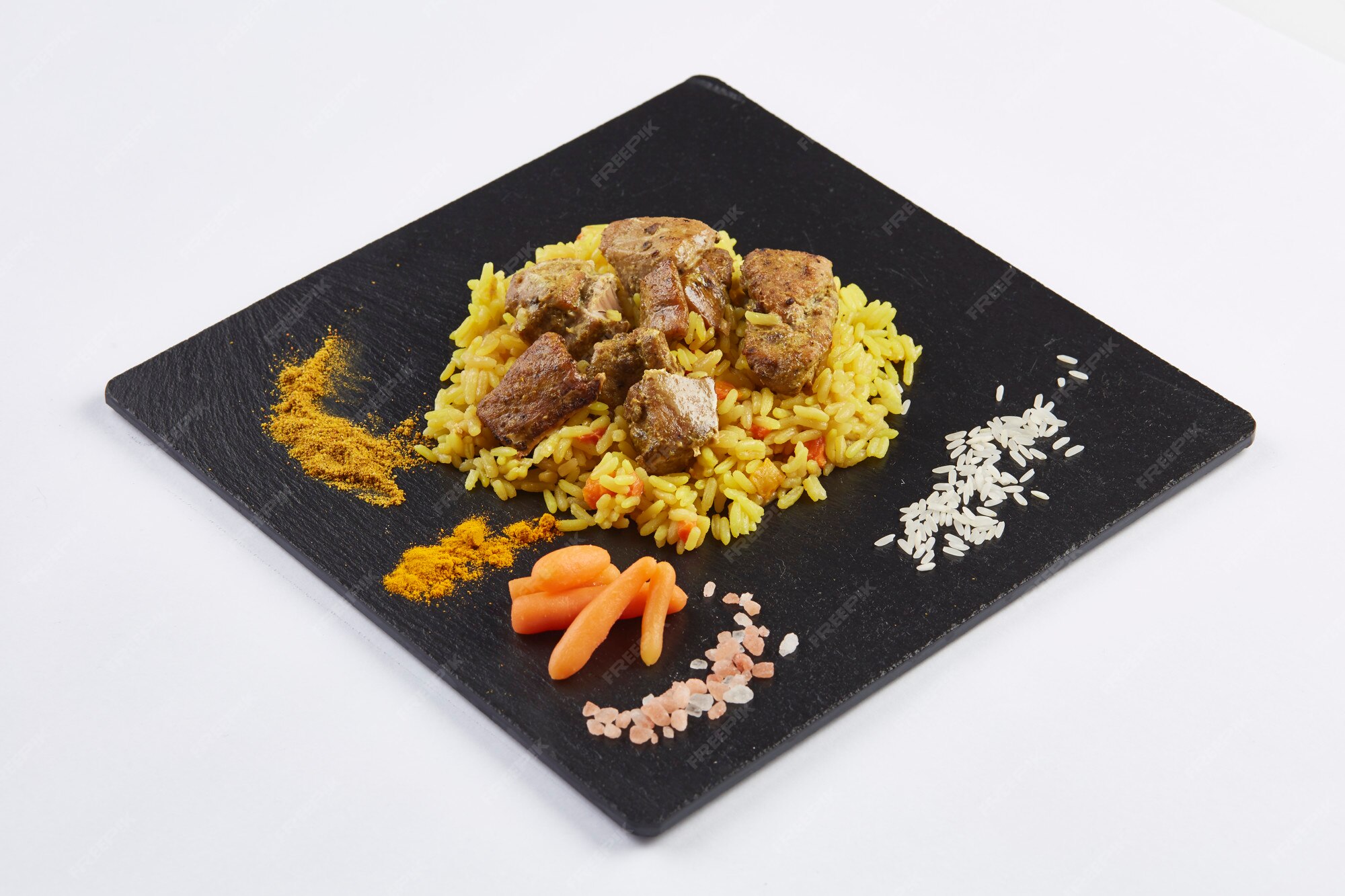 Premium Photo | Delicious rice based meal