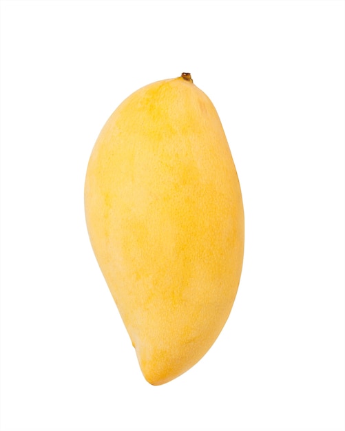 Delicious ripe mango isolated on white background