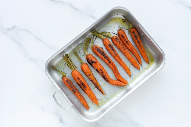 Delicious roasted carrots