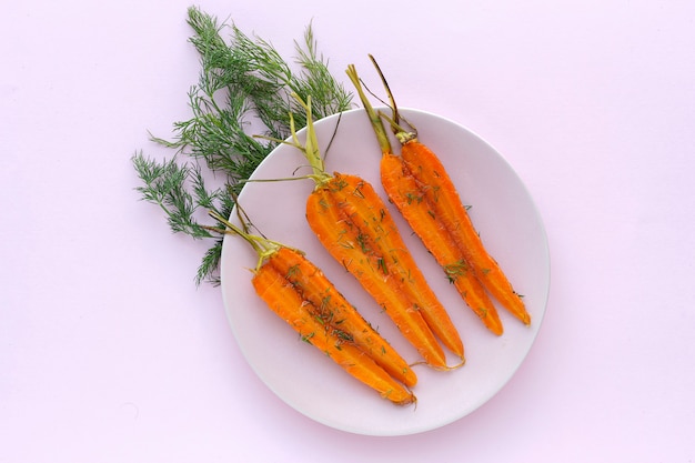 Delicious roasted carrots