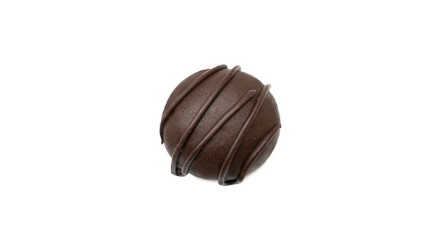 Delicious, round, chocolate candy