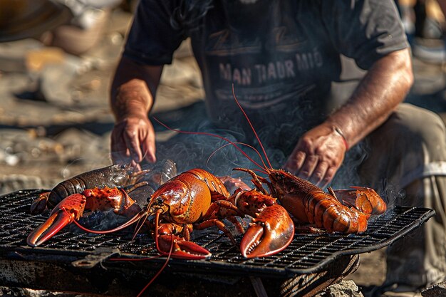 사진 맛있는 해산물 파엘라 요리 정통 스페인 요리