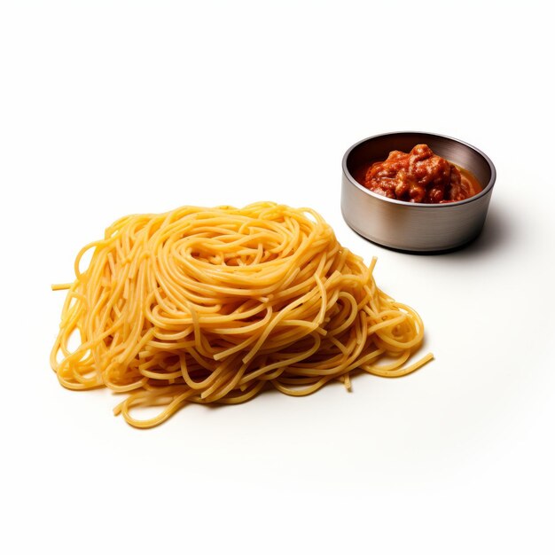 Delicious Spaghetti And Sauce A Mouthwatering Photorealistic Hyperbole