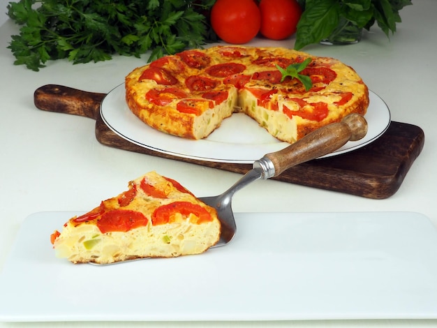 Delicious Spanish Potato Omelet