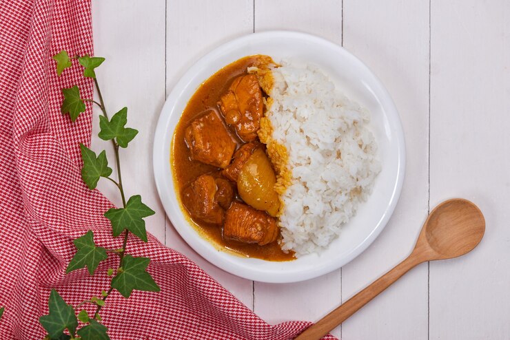 Photo インド料理からの美味しくてスパイシーなチキンカレーロースト。