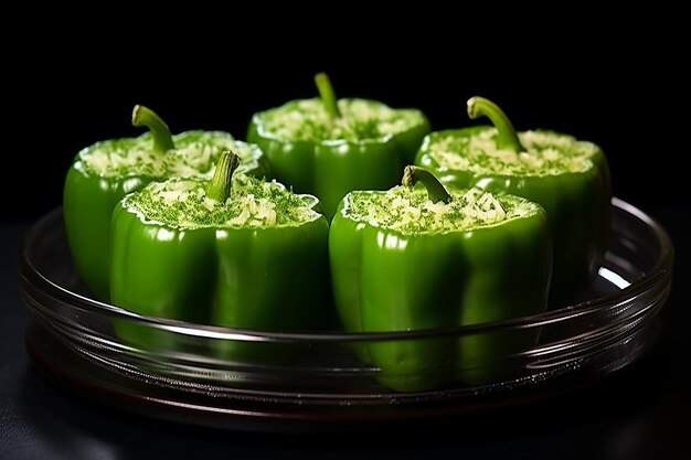 Delicious Stuffed Green Bell Peppers Dish