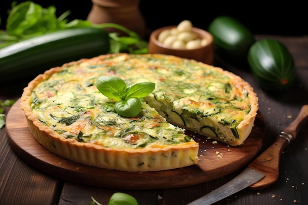 Delicious Summer Quiche with Zucchini