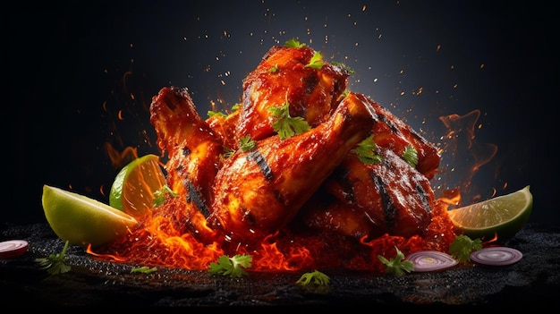 Delicious Tandoori Chicken Generative AI