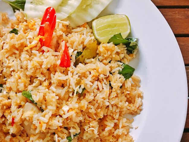 Photo delicious thai instant rice