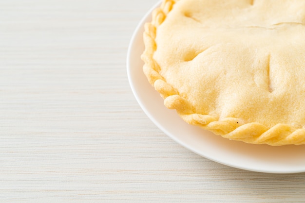 Delicious Toddy palm pies on white plate