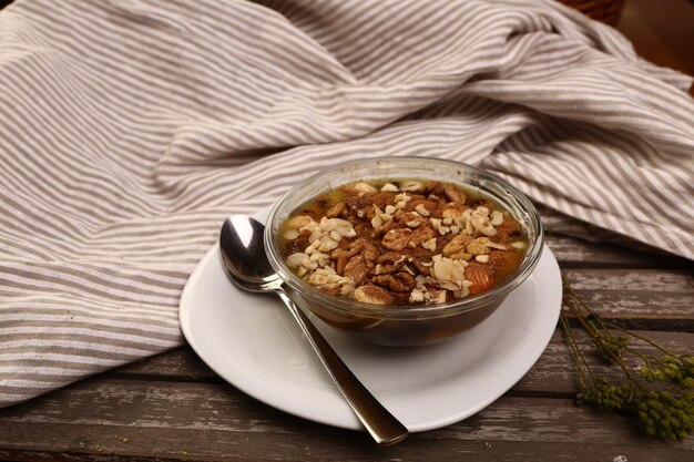 Delicious Traditional Turkish dessert ashure