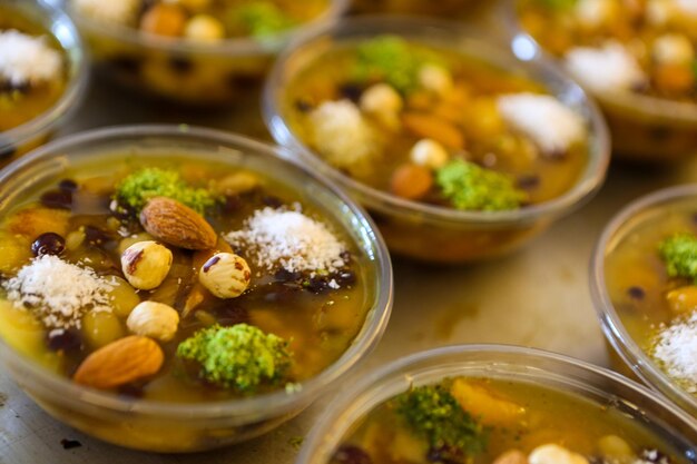 Delicious Traditional Turkish dessert ashure