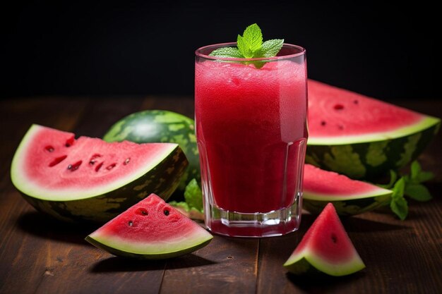 Delicious watermelon beverage