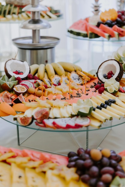 Delicious Wedding Cake and Candy Bar