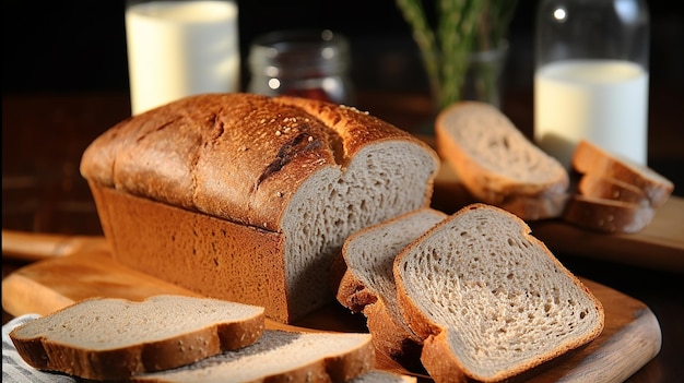 Вкусный цельнозерновой хлеб