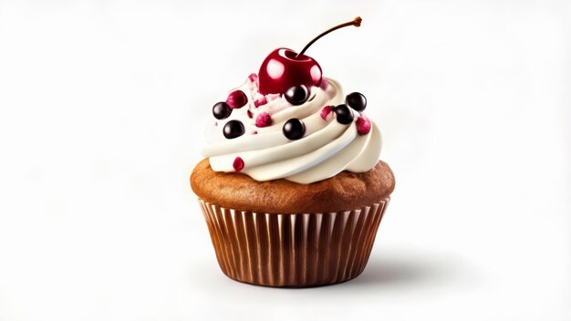 Deliciously tempting cherrytopped cupcake