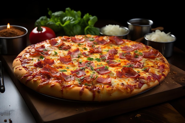 a delicius Hawaiian pizza