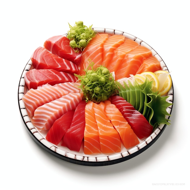 Деликус Сашими Комбо Фреш с приправами «Японские морепродукты»