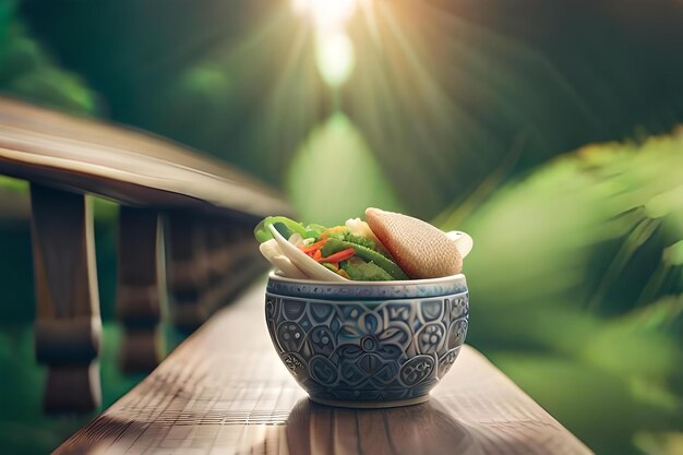 사진 멋지게 제공되는 맛있는 쌀국수