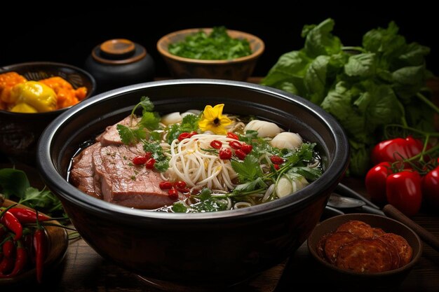 Delight in the Richness of Pho Flavor Best pho noodle image photography