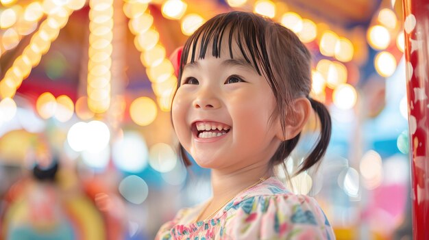 写真 屋内 の 遊び場 で 楽しむ 喜び の ある 幼児