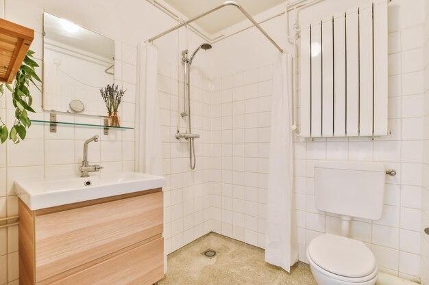 A delightful bathroom in a minimalist style