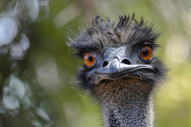 A delightful ensemble of Emu bird expressions captured up close