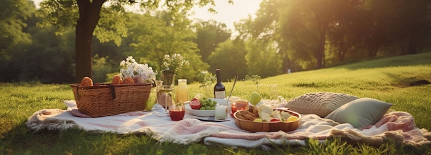 a delightful picnic in the park with your child