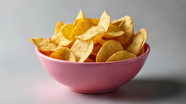 Photo a delightful snack moment captured in a vibrant bowl