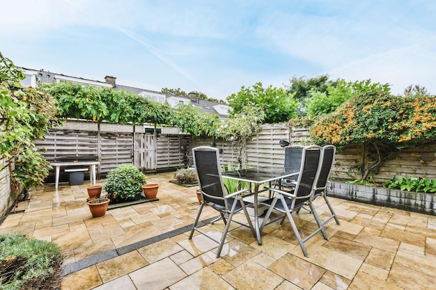 Delightfully beautiful courtyard with greenery