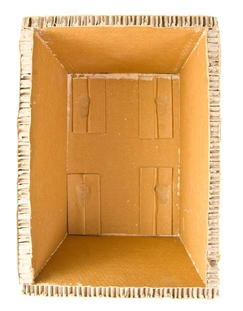 Delivery box. Isolated